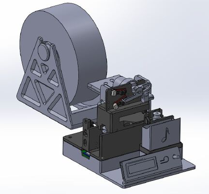 Music box Puncher | 3d print model