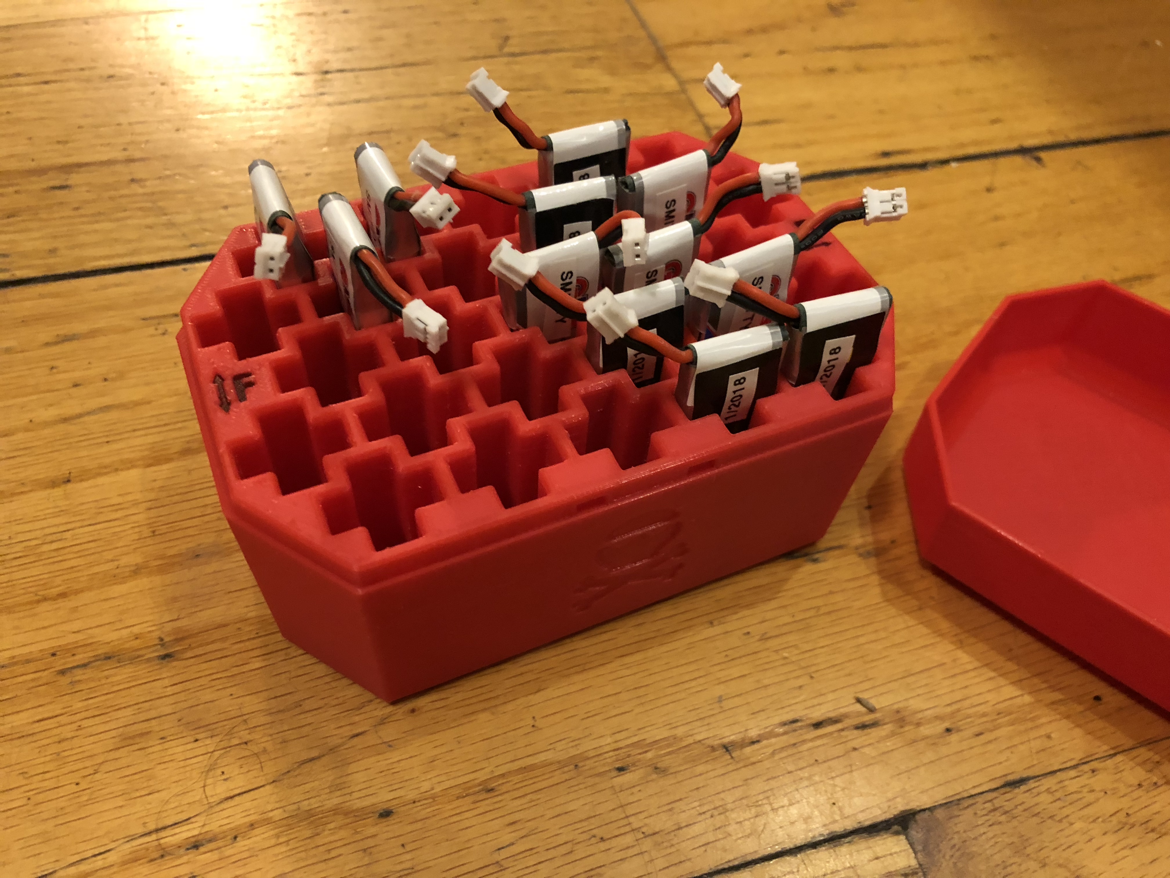 1S 450 mah battery box