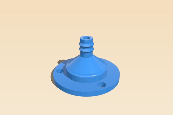 Drip Nozzle (1_8 inch, 4 holes) - 3Dponics Vertical Garden | 3d print model