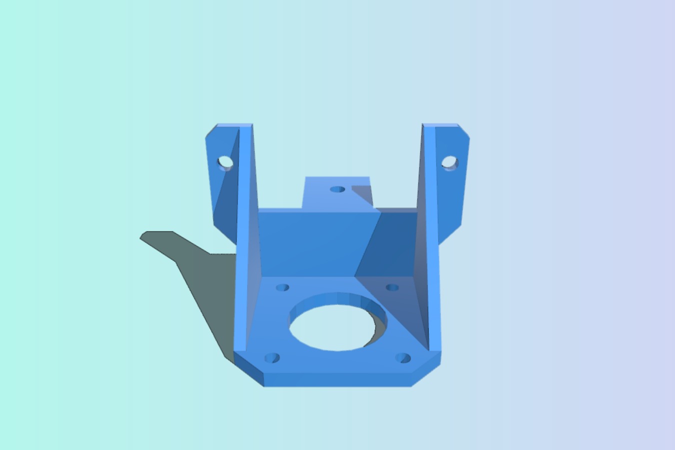 Z Motor Mount for 30x30mm profile, sparkcube