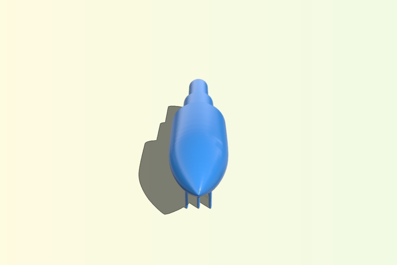 Arrowhead: Bullet-shaped