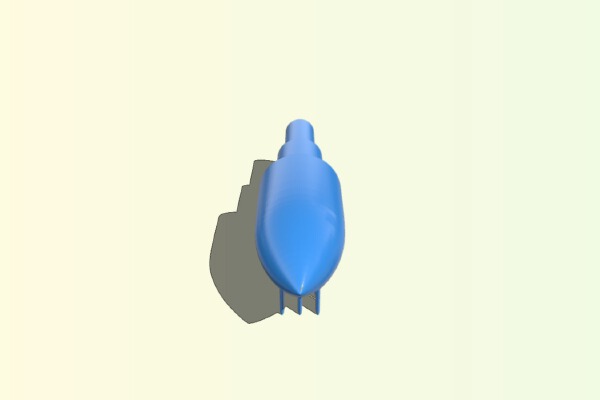 Arrowhead: Bullet-shaped | 3d print model