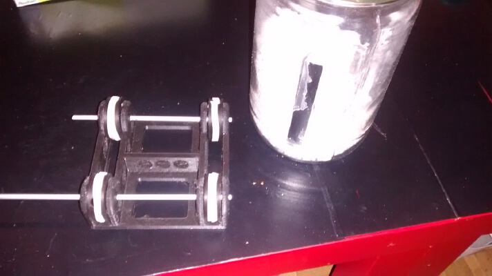 Drill powered tumbler | 3d print model
