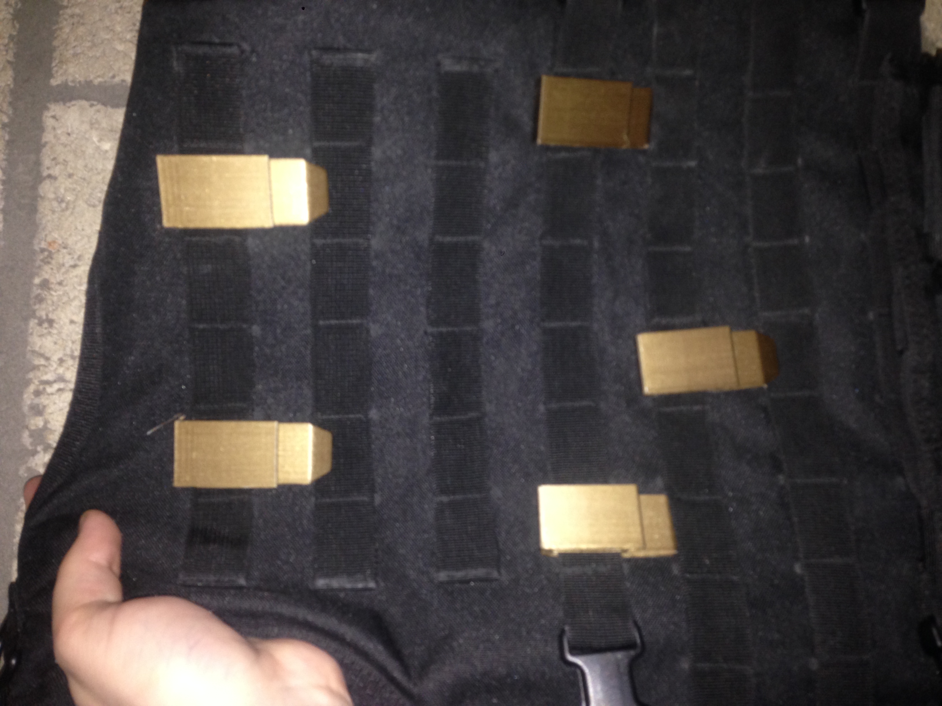 locking MOLLE system clip and MOLLE clip