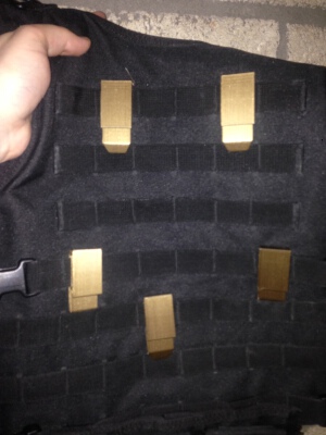 locking MOLLE system clip and MOLLE clip | 3d print model