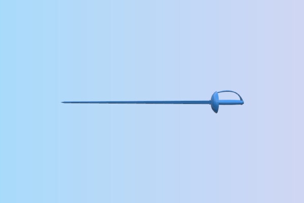 Elizabethan Rapier | 3d print model