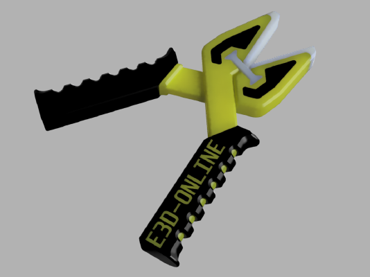 Compliant Pliers E3D | 3d print model