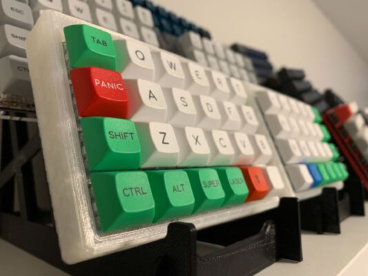 Single and Triple Mechanical Keyboard Display Stand | 3d print model