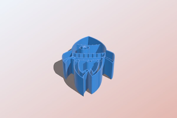 Cortante para galletitas Cohete - Rocket Cookie Cutter | 3d print model