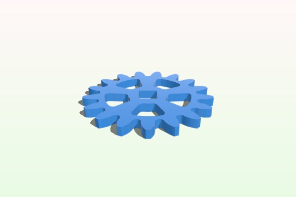 Planetary Gear Business Card | 3d print model