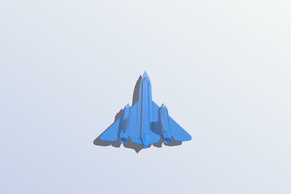 White SR-71 Blackbird | 3d print model
