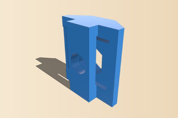 t slot nut 4040 8mm slot M5 with washer | 3d print model