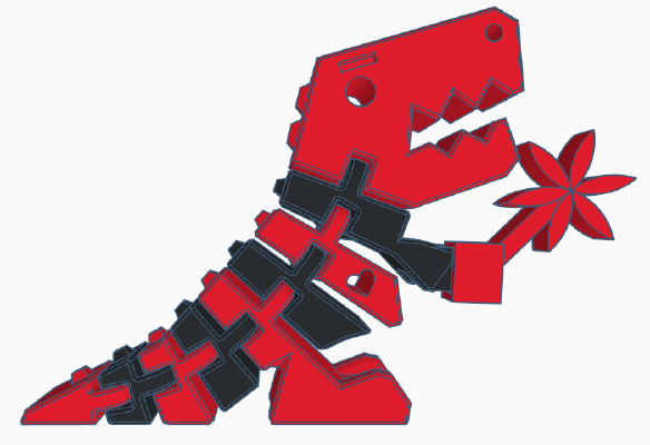 Flexi Rex Remix | 3d print model
