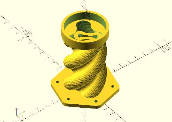 PCP pump - improved code | 3d print model