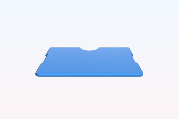 Slim Wallet Inspired by MOD | 3d print model