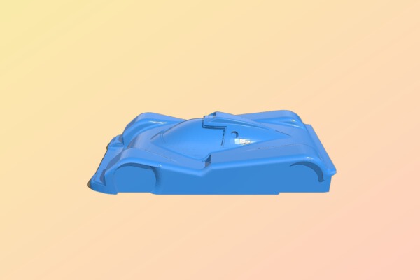 Slotcar Mazda MX-R01 body shell 1mm | 3d print model