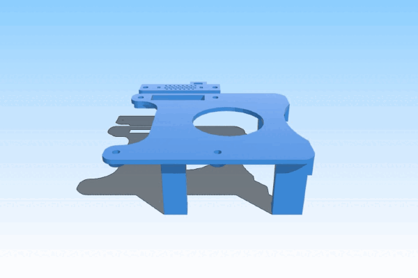 AV to HDMI converter adapter for 3DR Solo | 3d print model