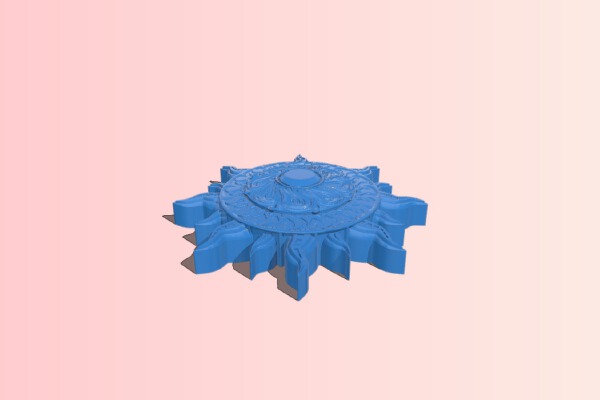 Sun Medallion - RPG Prop | 3d print model