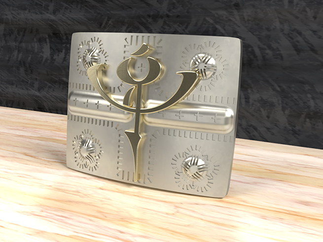 Battle Handmaiden Belt Buckle - Star Wars Episode I The Phantom Menace