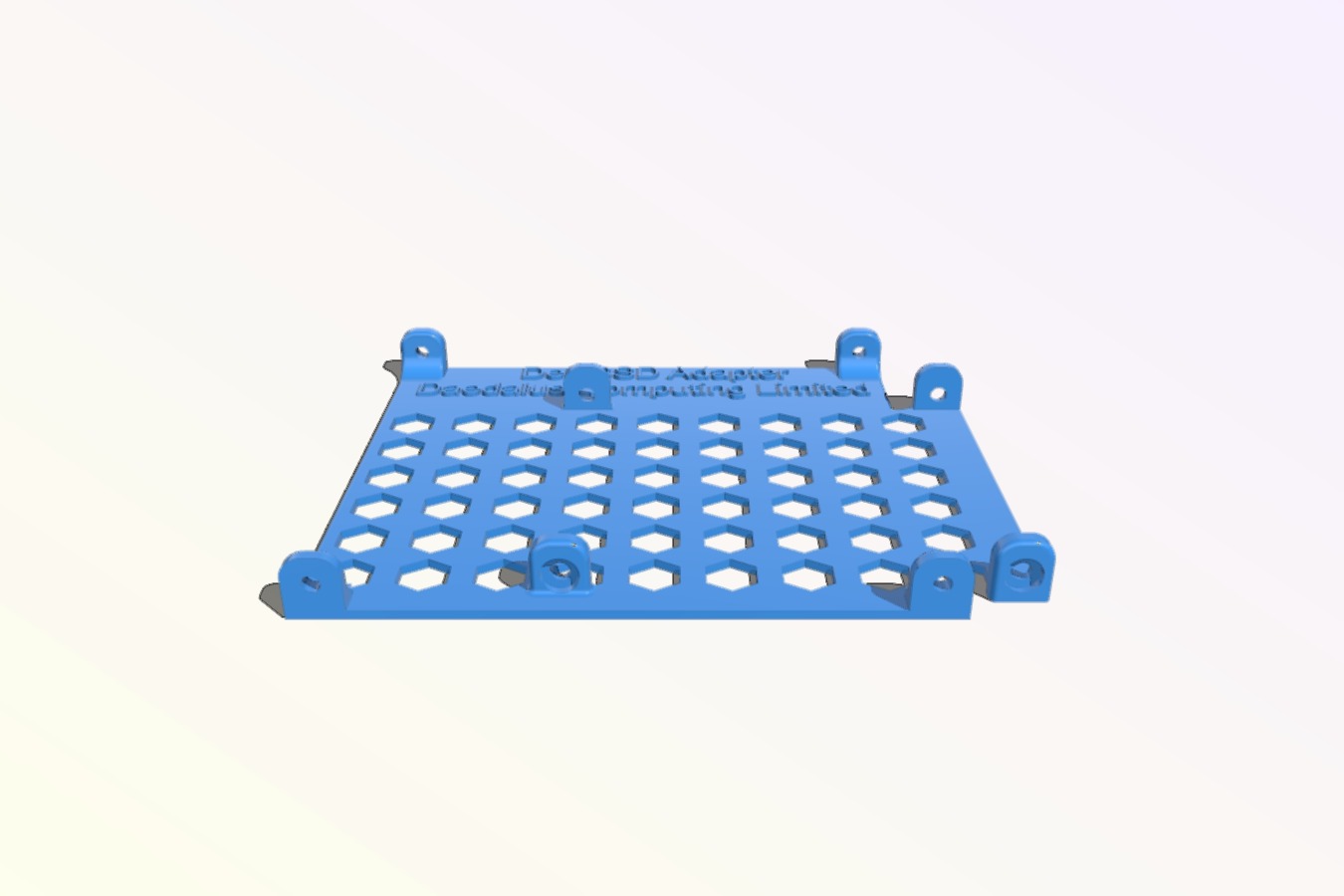 Offset SSD adapter for Dell PCs