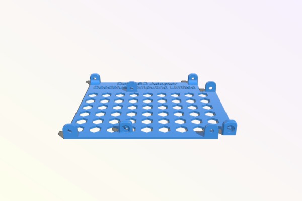 Offset SSD adapter for Dell PCs | 3d print model