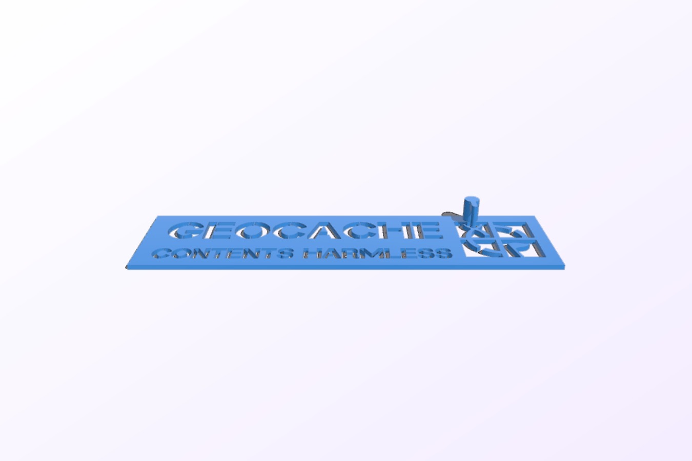 Geocache - Ammo Box Stencil