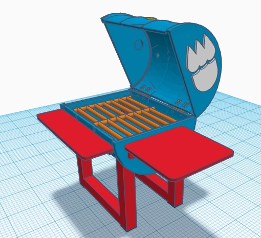 3DBear BBQ Grill - a barrel remix