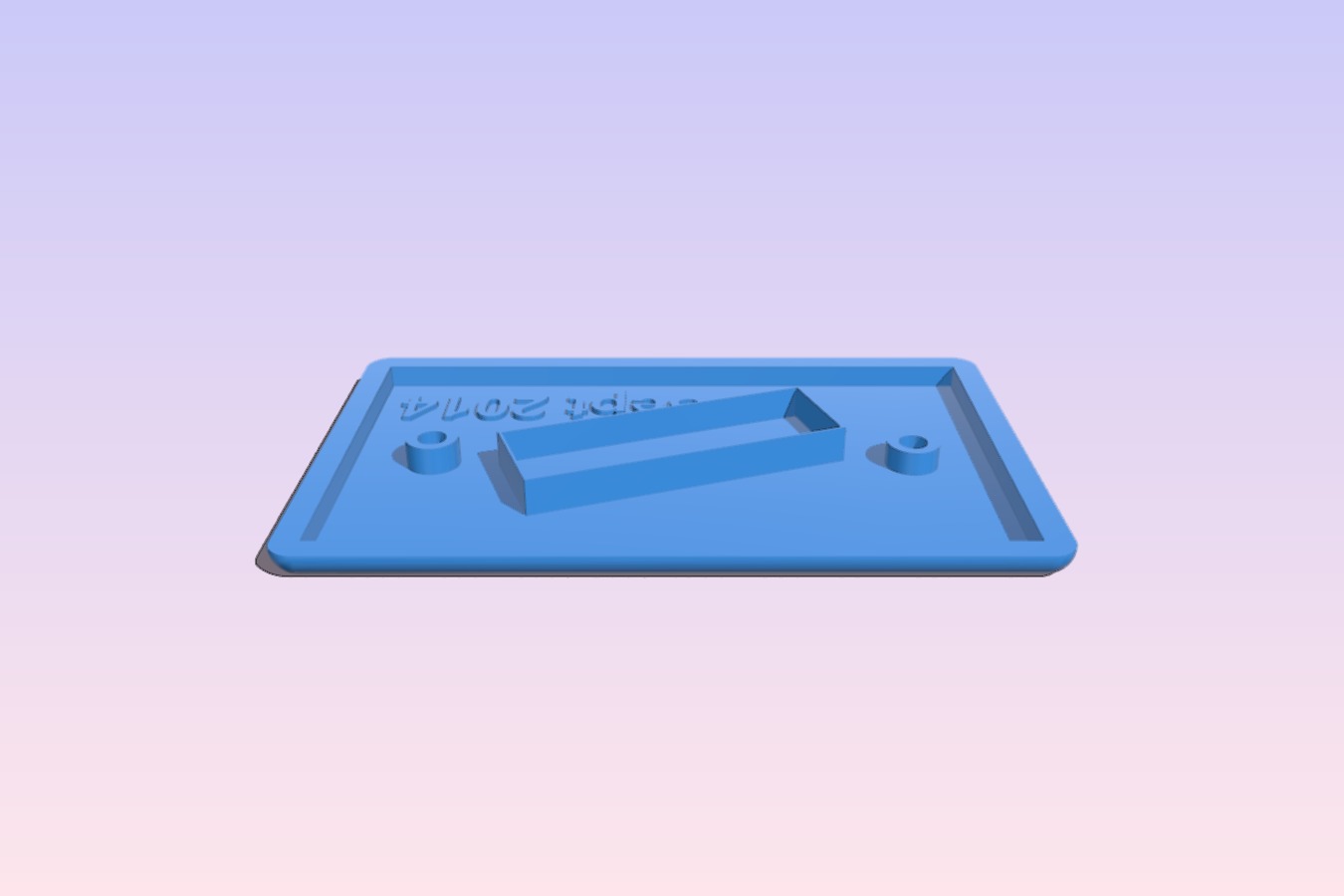 Relay Holder _ Wall Plate