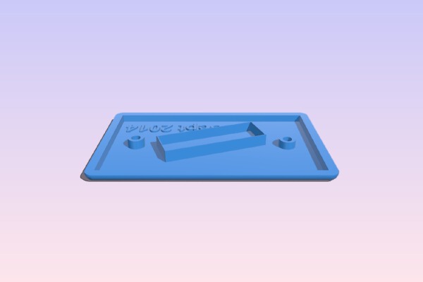 Relay Holder _ Wall Plate | 3d print model