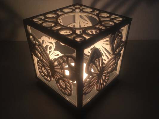 Tealight Holder - Butterfly | 3d print model