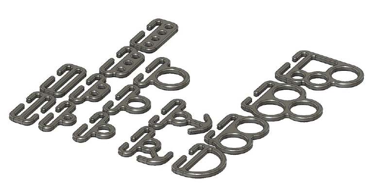 MOLLE Attachment Accessories | 3d print model