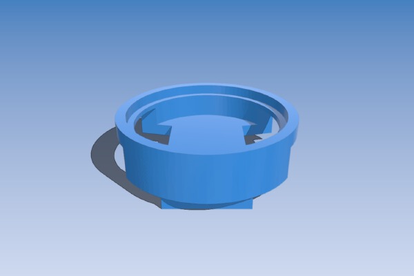 Round IO board case | 3d print model