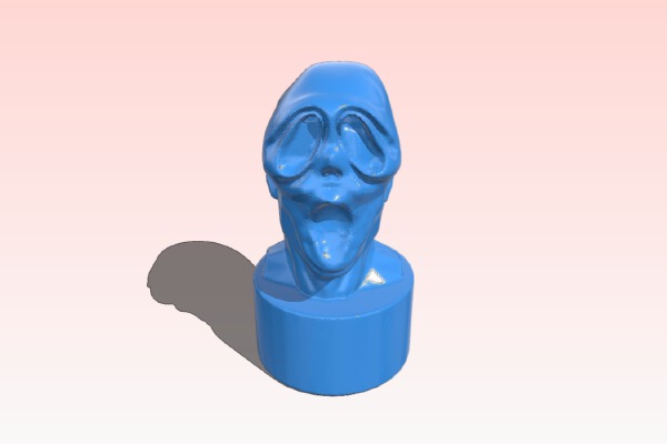Screaming Face for "Scrying Pool" | 3d print model