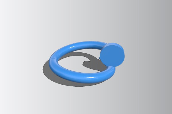 Nail Ring | 3d print model