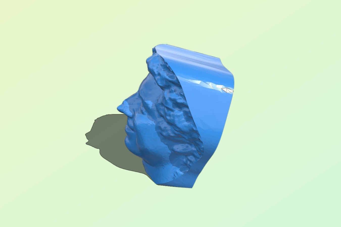 My MakerBot 3D Portrait from Dec 19, 2012