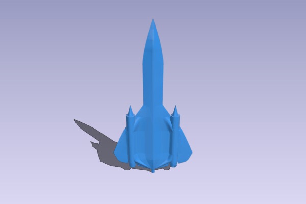 SR71 Blackbird | 3d print model