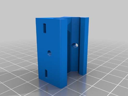 Universal picatinny zip tie flashlight mount | 3d print model