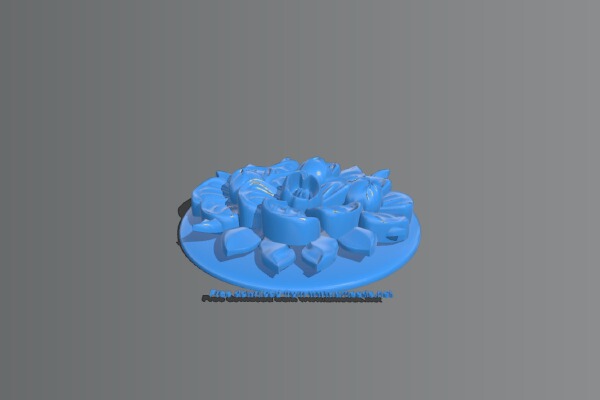 Flower painting | 3d print model