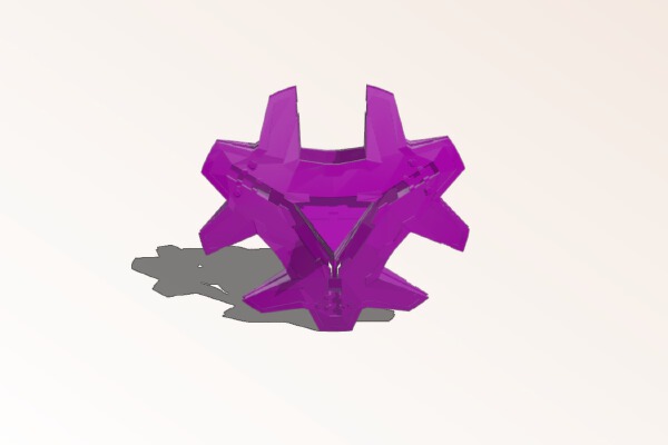  Goa'uld Hatak type warship | 3d print model