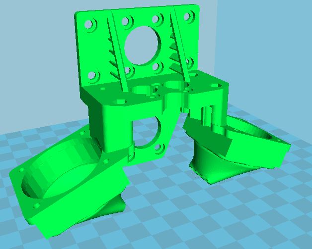 Anet A8 E3D Chimera _ Cyclops _ Legends Extruder