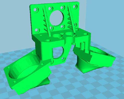Anet A8 E3D Chimera _ Cyclops _ Legends Extruder | 3d print model