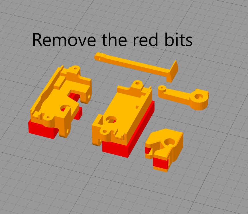 Freewing mechanical retract