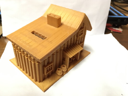 Cabin Bank (Remix-mirrored) 2 Options | 3d print model