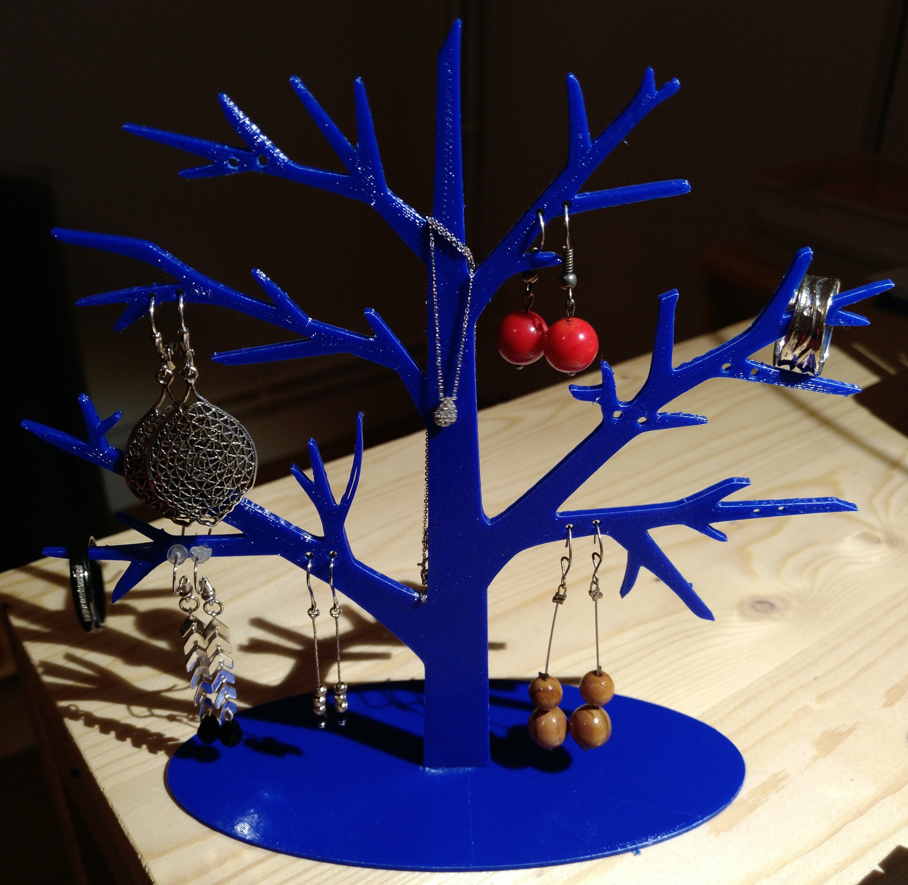 Support bijoux en forme d'arbre