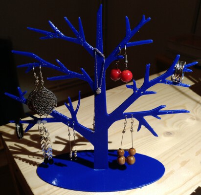 Support bijoux en forme d'arbre | 3d print model