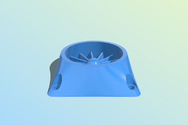 Turbine fan cover(40mm) | 3d print model