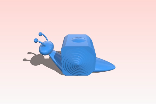 Zippy The Wonder Snail | 3d print model