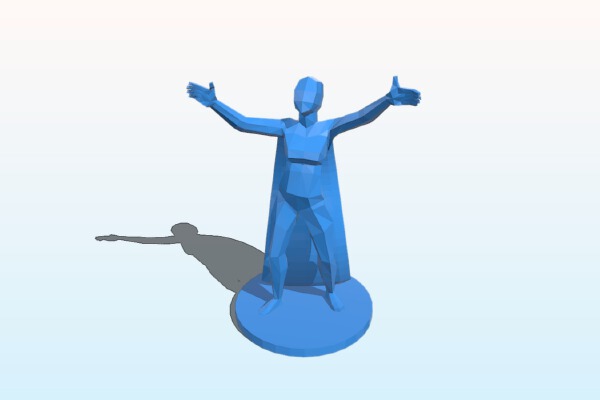 Female Superhero Minifigure | 3d print model