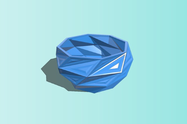 Low poly planter | 3d print model