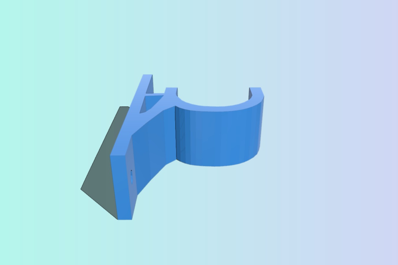 Short hanger for 19mm dowel